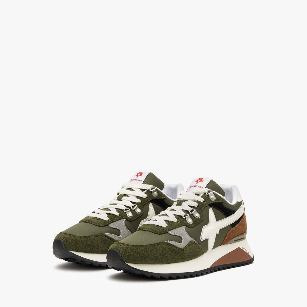 Basket W6YZ Army Green/Grey Homme | RWQ-94000267